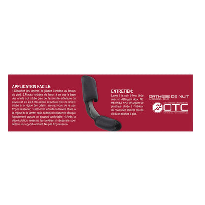 OTC Night Splint, Low-Profile, Airform Pads, Medium