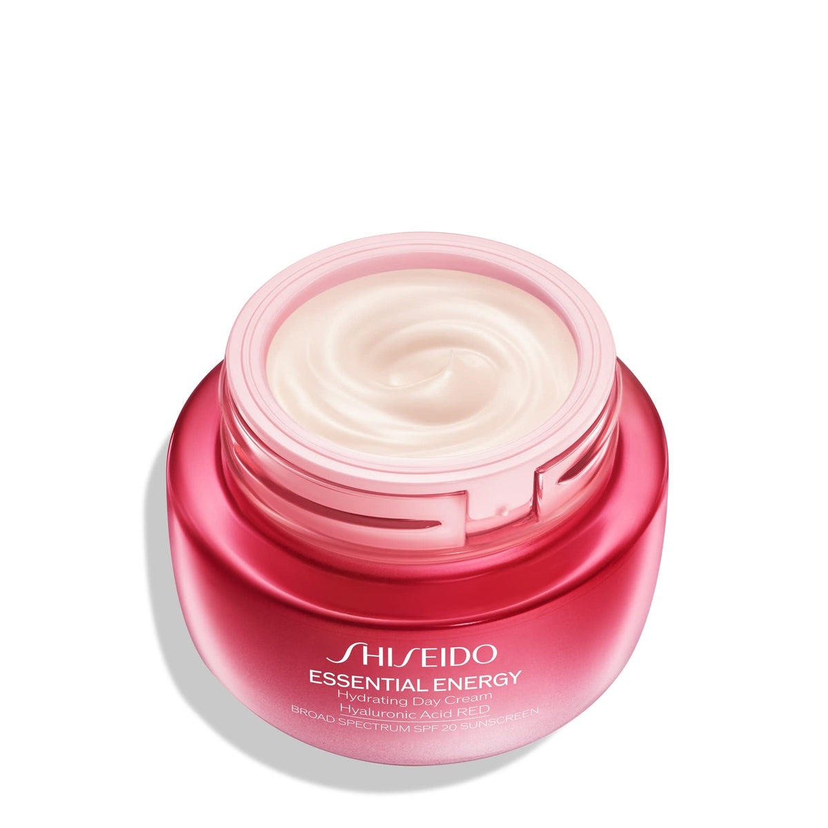 Shiseido Essential Energy Hydrating Day Cream Broad Spectrum SPF 20 - 50 mL - Visibly Reduces the Look of Pores & Fine Lines - With Hyaluronic Acid - 24-Hour Hydration - All Skin Types