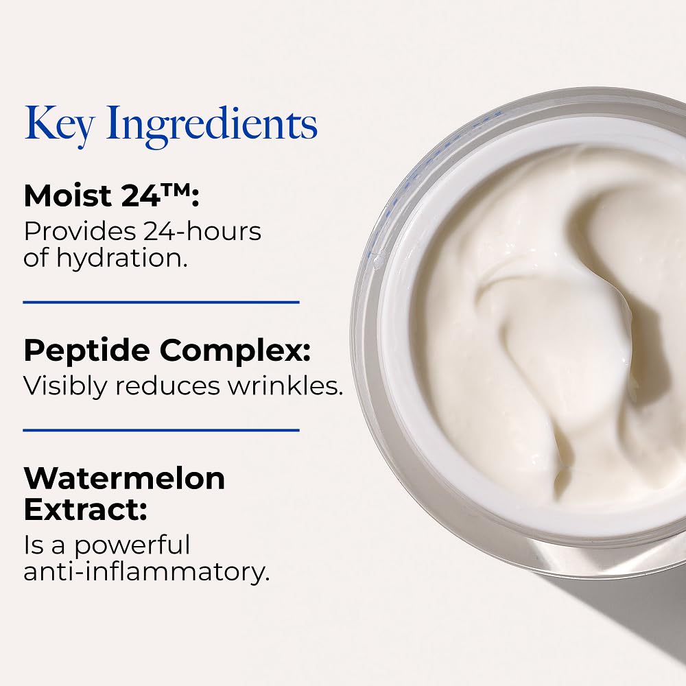 Borghese Crema Ristorativo-24 Moisturizer - Hydrating Face Moisturizer for Fine Lines & Wrinkles with Seaweed Extract & Vitamin E, Normal to Dry Skin