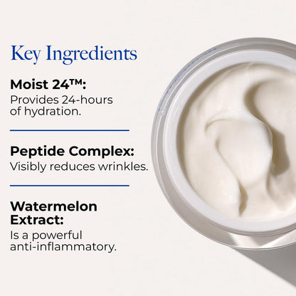 Borghese Crema Ristorativo-24 Moisturizer - Hydrating Face Moisturizer for Fine Lines & Wrinkles with Seaweed Extract & Vitamin E, Normal to Dry Skin
