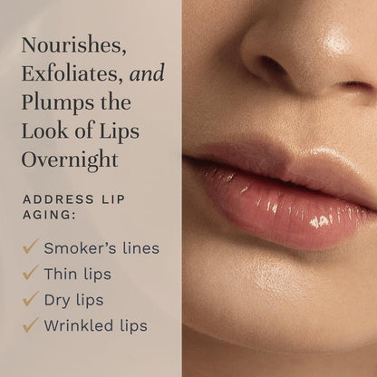 City Beauty City Lips Night Oil - Plump, Hydrate, and Restore Overnight - Anti-Aging Lip Treatment - Conditioning Lip Oil with Hyaluronic Acid & Plant Extracts