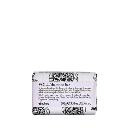 Davines Cleansing Bar, Solid Cleansing Shampoo Bar, Body Wash Bar, Packed in 100% FSC Paper Wrapper, Recyclable, and Aluminium Case Holder