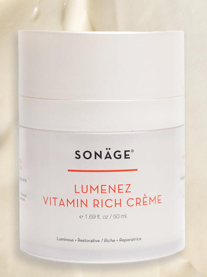 SONAGE Lumenez Vitamin Facial Cream: Daily Restorative Moisturizer with Vitamin C | Hydrating Cream for Dry Skin