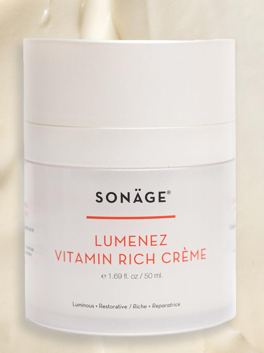 SONAGE Lumenez Vitamin Facial Cream: Daily Restorative Moisturizer with Vitamin C | Hydrating Cream for Dry Skin