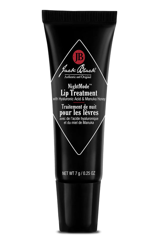 Jack Black NightMode Lip Treatment - Overnight Lip Treatment, Hydrating Lip Mask Overnight, Lip Hydration Treatment, Lip Moisturizer Overnight, Night Lip Mask with Hyaluronic Acid, Overnight Lip Balm