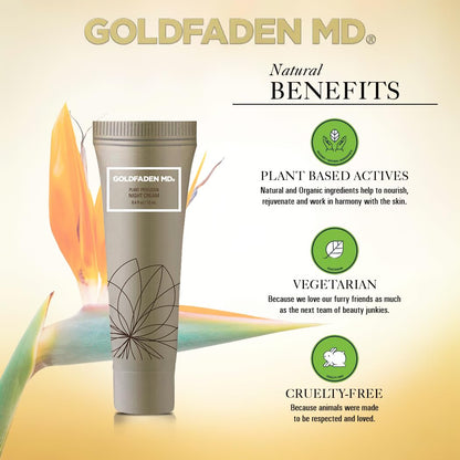 GOLDFADEN MD Plant Profusion Regenerative Night Cream 0.4 Fl Oz