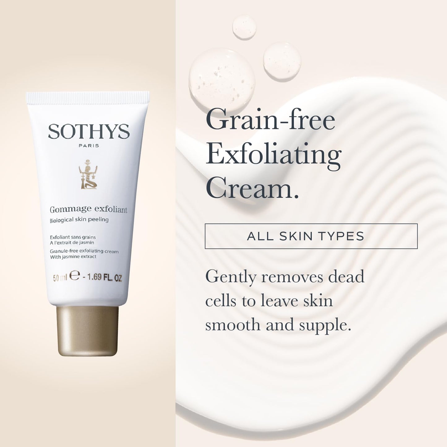SOTHYS Biological Skin Peeling | Deep Exfoliating Face Scrub for Clear, Smooth & Supple Skin | Suitable for All Skin Types