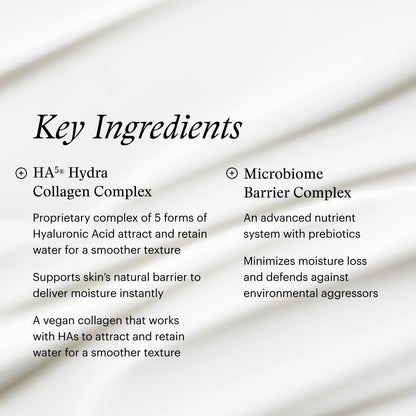 SkinMedica HA⁵ Hydra Collagen Water Burst Face Moisturizer with Vegan Collagen - Plumping Face Cream with Microbiome Barrier Complex for 24-Hour Hydration - Helps Replenish Dry, Dull Skin (1.7 Fl Oz)