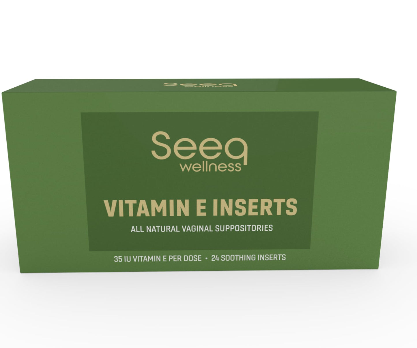 Vitamin E Suppositories - Vaginal Dryness and Iritation Relief - Menopause Support - All Natural Feminine Care - 35 IU - 24 Count