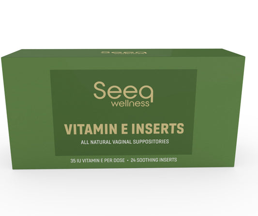 Vitamin E Suppositories - Vaginal Dryness and Iritation Relief - Menopause Support - All Natural Feminine Care - 35 IU - 24 Count