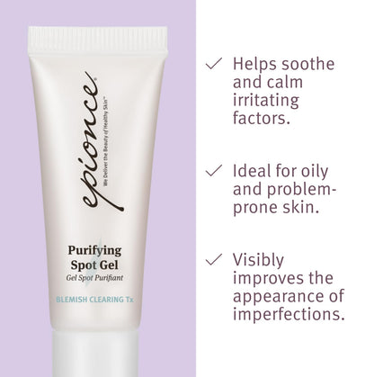 Epionce Blemish-Clearing Purifying Spot Gel – Fast-Acting Acne & Blackhead Control for Face & Body | Reduces Bumps & Imperfections Without Dryness | Acne-Fighting, Pore-Clearing Formula