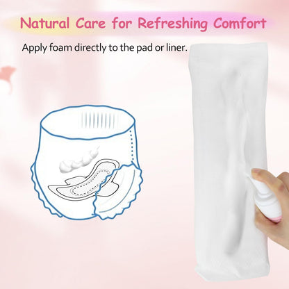 UHdod Witch Hazel Perineal Soothing Foam & Perineal Cooling Pad Liners for Postpartum Care - Postpartum Essentials Recovery Kit Includes 5 Fl Oz Witch Hazel Foam, 36 Perineal Cooling Pad Liners
