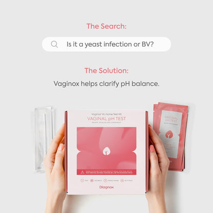 Vaginal pH Test Kit - Yeast Infection Test & BV Test Strips for Women - Clinical Grade, Accurate and Quick Results in 30 Seconds - 10 Self Tests