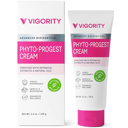 Vigority Women's Botanical Care Duo - Estro-Pro & Phyto-Pro Cream Set for Midlife Skin Comfort, Hydration & Daily Nourishing Support - Gentle, Plant-Based, Non-Irritating Formulas