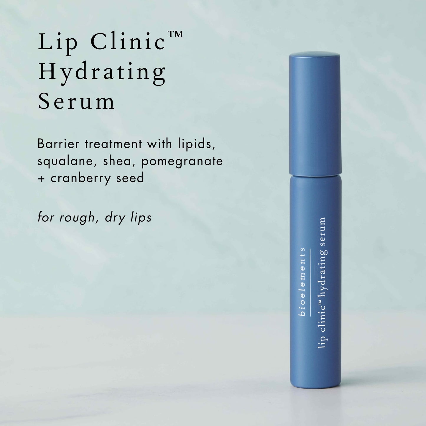 Bioelements Lip Clinic Hydrating Serum - 0.33 fl oz - Moisturize & Hydrate with Shea Butter & Squalane - Vegan, Gluten Free - Never Tested on Animals