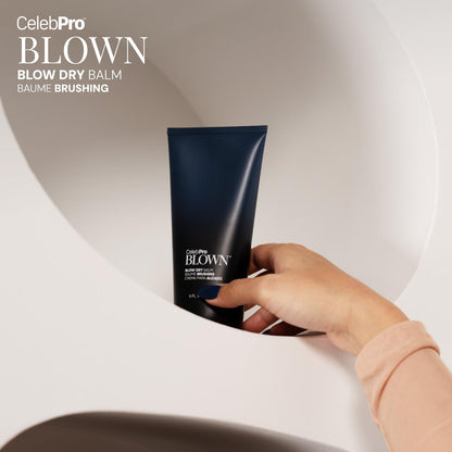 CelebPro BLOWN Blow Dry Cream, Heat Protectant Styling Cream for Frizz Free Hair, 6 oz