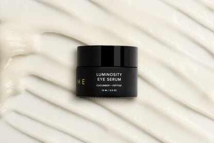 DIME Beauty Luminosity Eye Serum, Eye Cream Treatment With Caffeine for Dark Circles and Puffiness, 0.5 oz / 15 mL