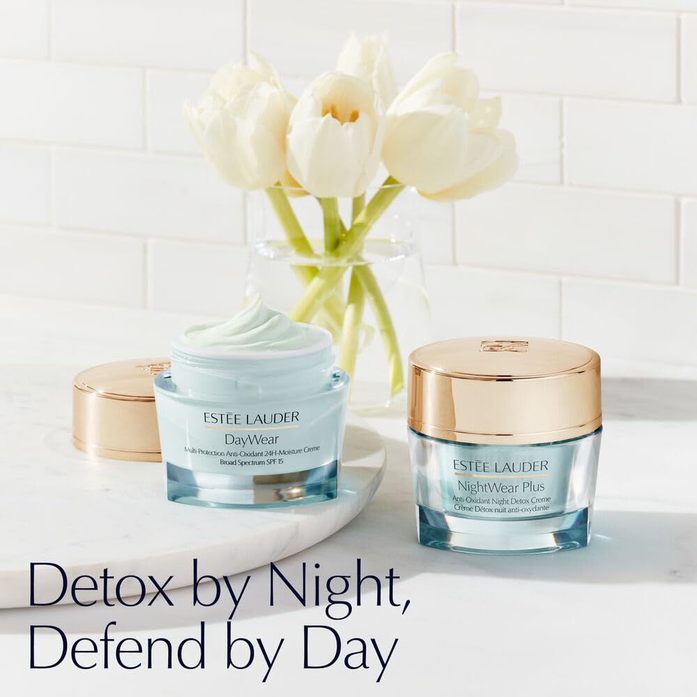 Estée Lauder NightWear Plus Anti-Oxidant Night Detox Cream Face Moisturizer for Anti Aging, 1.7 Ounce
