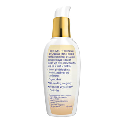 Vagisil Itch Protect Daily Creme with Prebiotic Oatmeal, Fragrance-Free Protective Formula with Shea Butter and Sunflower Oil, pH Balanced Fast-Absorbing Moisturizer, Hypoallergenic, 2 oz