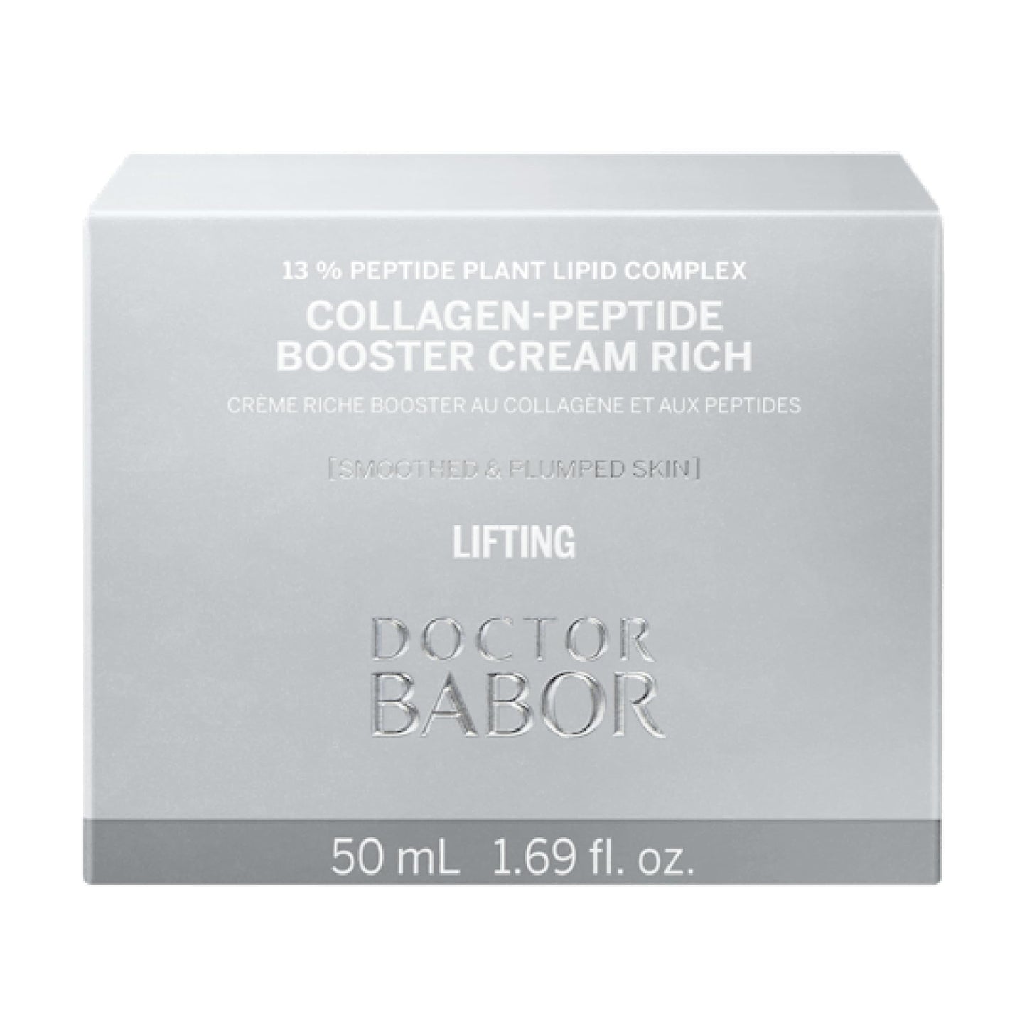 BABOR DOCTOR Collagen Face Cream Rich – Firming Peptide Moisturizer with Hyaluronic Acid & Squalane | Reduces the Appearance of Wrinkles & Boosts the Look of Elasticity | Day & Night Use | 1.69 oz