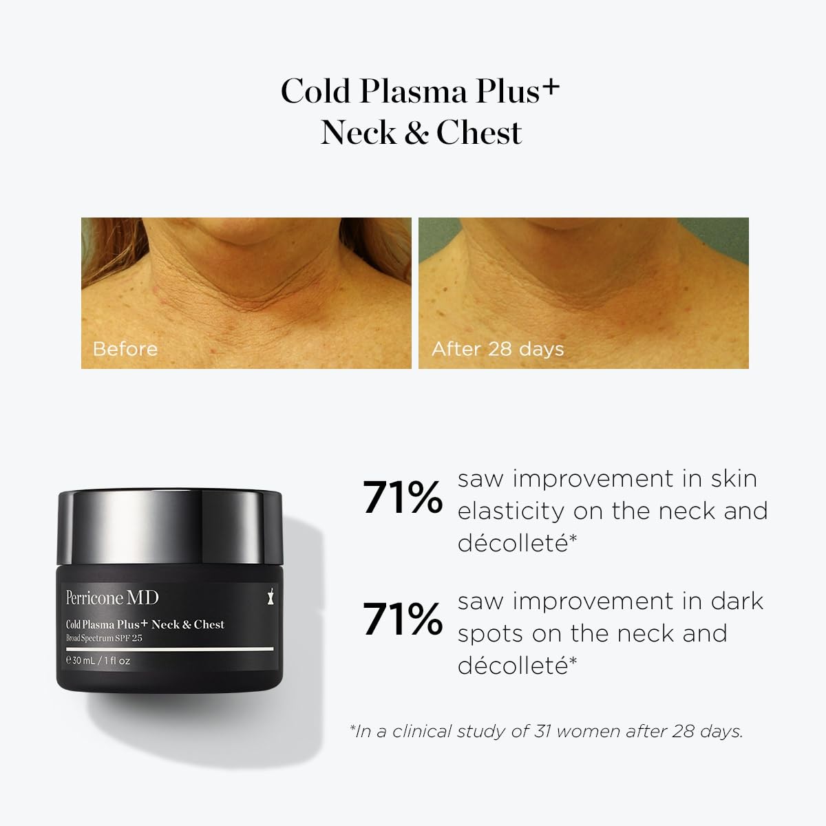 Perricone MD Cold Plasma Plus+ Neck & Chest Broad Spectrum Moisturizer