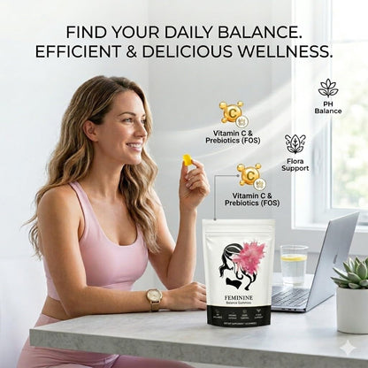 Feminine Balance Gummies, Premium Feminine Balance Gummies for Women’s, Vegan Hawaiian Pineapple, pH Balance, Healthy Odor, Flora and Immune Support, Vaginal Health Support, 60 Count (Pineapple)