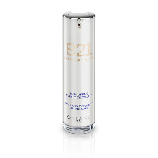 B21 Extraordinaire Neck and Décolleté Lifting Care, Advanced Anti-Aging Treatment, Exclusive Youth Reset Complex, 21 Amino Acids from Pale Iris Stem Cells 50ml, 1.7oz