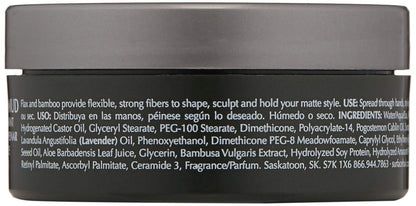 SURFACE Hair Men Styling Mud - Flax and Bamboo Provide Flexible Strong Fibers to Shape Sculpt and Hold Your Matte Style - 2.25 oz