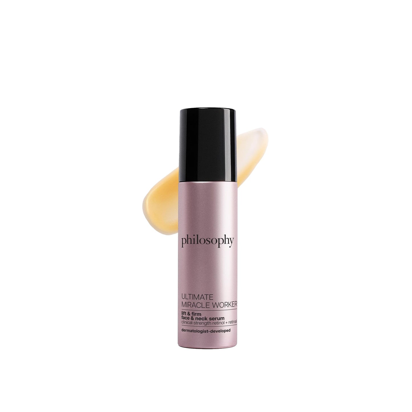 philosophy ultimate miracle worker lift & firm face & neck serum – with encapsulated retinol & retinal ­– anti-aging serum ­– peptide complex – for all skin types