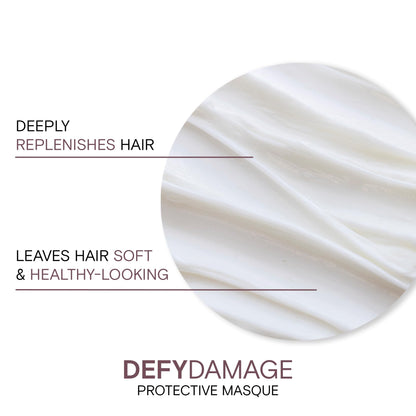 Joico Defy Damage Protective Masque | for Color-Treated Hair | Strengthen Bonds & Preserve Hair Color | with Moringa Seed Oil & Arginine