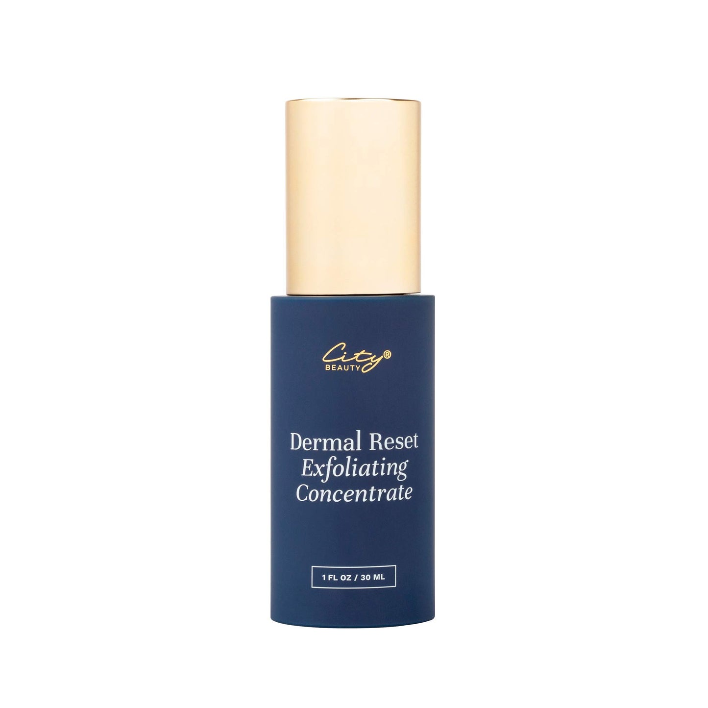 City Beauty Dermal Reset Exfoliating Concentrate - AHA Lactic Acid Daily Facial Exfoliant - Solution For Wrinkles, Texture, Discoloration, & Pores - Anti-Aging Cruelty-Free Skin Care