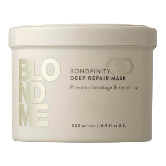 BlondMe Bondfinity Deep Repair Mask for Blonde Hair | Intensive Hair Treatment | Strengthens, Repairs, & Prevents Breakage | For Blonde, Lightened, & Grey Hair