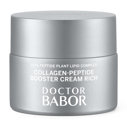 BABOR DOCTOR Collagen Face Cream Rich – Firming Peptide Moisturizer with Hyaluronic Acid & Squalane | Reduces the Appearance of Wrinkles & Boosts the Look of Elasticity | Day & Night Use | 1.69 oz