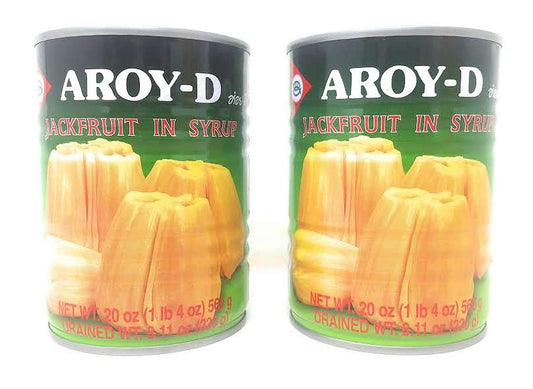 Aroy-D Canned Fruits (Jackfruit in Syrup, 2 Pack)