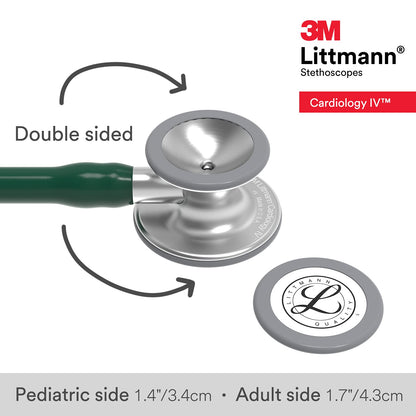3M Littmann Cardiology IvTM 27"; Stethoscope Hunter Green