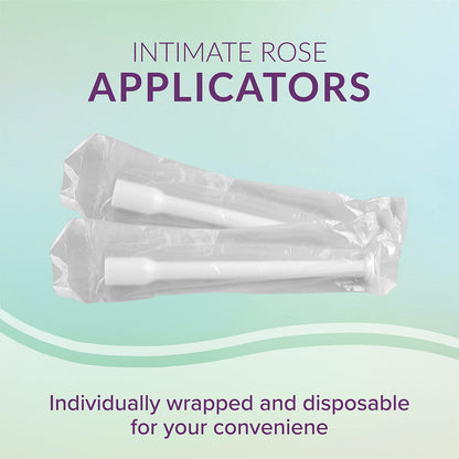 Intimate Rose 30 Count Vaginal Suppository Applicators, Individually Wrapped, Disposable Applicator - Fits Most Boric Acid Suppositories and More, from, Pack of 30