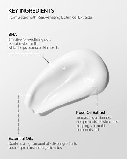 SON&PARK Overnight Sleeping Cream Hydration Balm Mask with Rose Water Beauty water & BHA Complex, Essential Oil to Hydrate, Boost Skin Barrier, and Calming Break Out