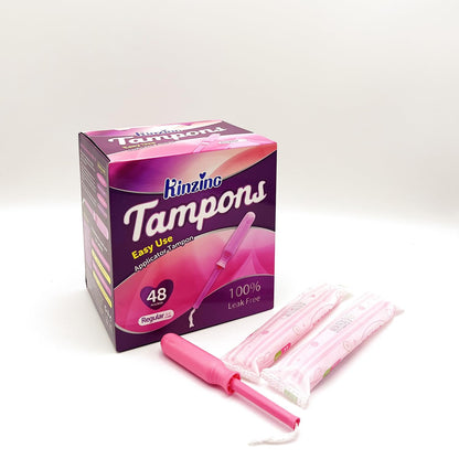 Cotton Tampons Applicator Tampons Super Plus Absorbency Breathable Period Tampon Sport Leakguard Braid Dye Free Unscented 96 Count