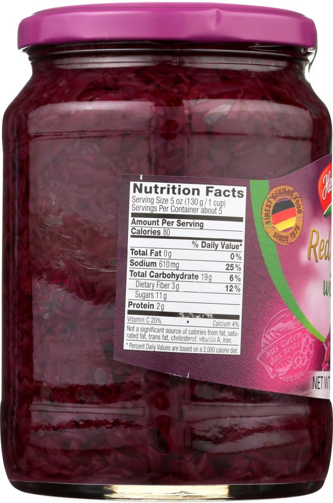 Hengstenberg Red Cabbage With Apple 24.3 OZ(Pack of 4)4