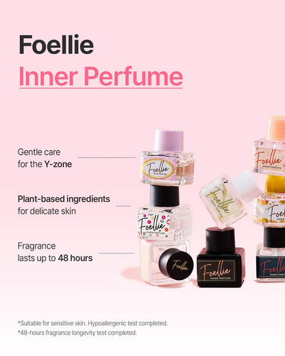 Foellie Inner Perfume, Feminine Wash 2-Pack Set (Fatale Rose & Bijou)