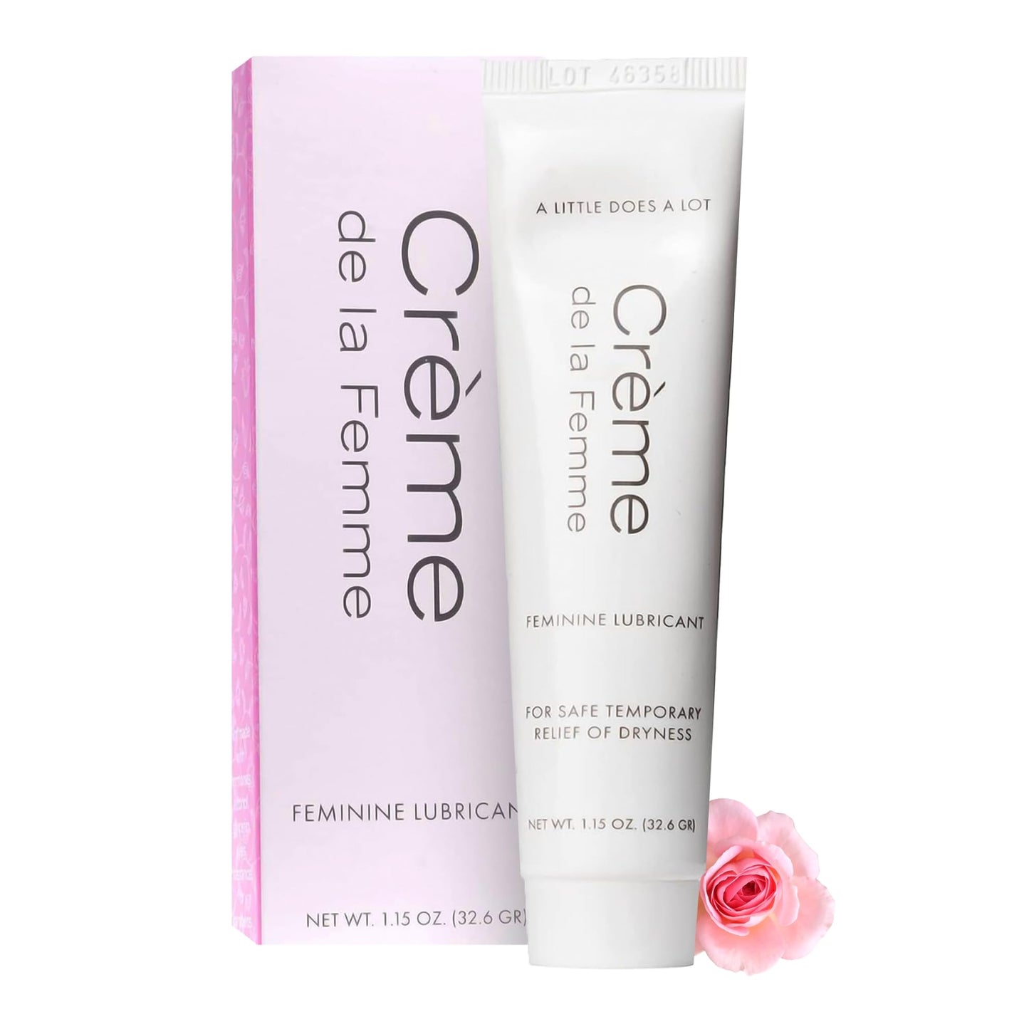 Crème De La Femme Daily Vaginal Moisturizing Cream for Long-Lasting Relief from Feminine Dryness Chemical & Hormone Free, Fragrance-Free, Also a Hydrating Intimate Lubricant for Men and Women – 1 Pack