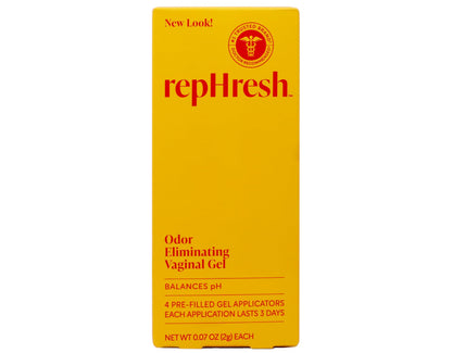 RepHresh Vaginal Gel, 0.07 Oz Each, 4 Count (Pack of 3)