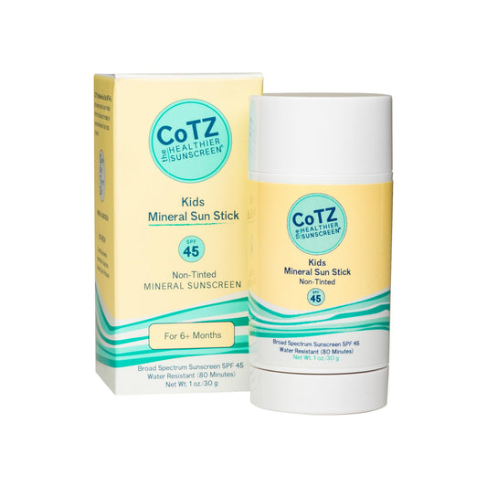 CoTZ Kids Mineral Sunscreen Stick | SPF 45 | Gentle | Mess Free