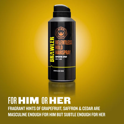 GIBS Grooming Brawler Bantamweight Hairspray, 4.5oz