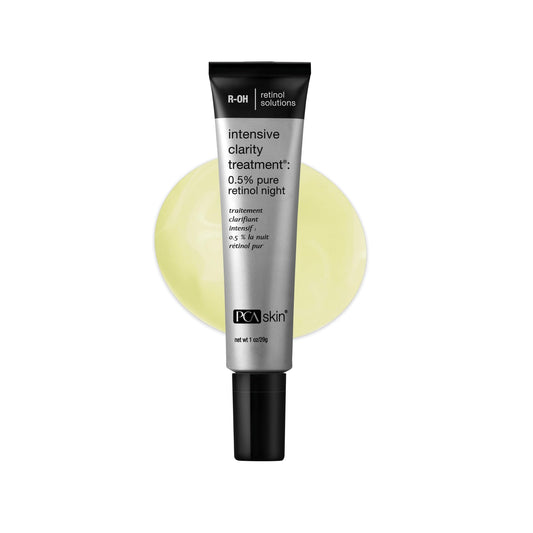 PCA SKIN Intensive Clarity Treatment - 0.5% Pure Vitamin A Retinol & 2% Salicylic Acid Face Serum for Acne-Prone Skin (1 oz)