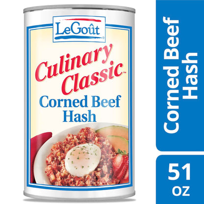 LeGout Culinary Classic Corned Beef Hash Entr?e, 51-Ounce