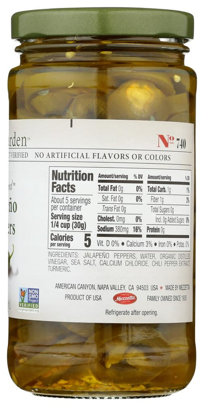 Jeff's Naturals Sliced Tamed Jalapeno Peppers, 12 Ounce (Pack of 2)