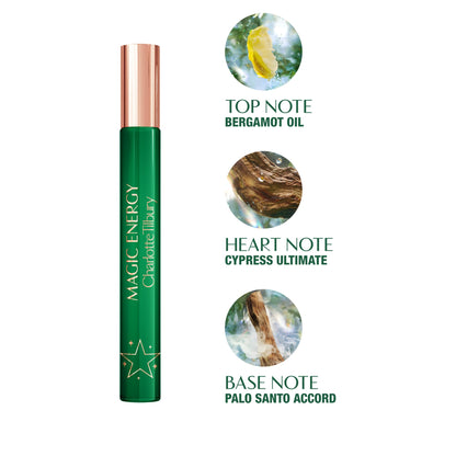Charlotte Tilbury Magic Energy Eau De Parfum - Pheromone Enhancing Woody Perfume Enriched with Naturally-Derived Oil - Long-Lasting Scent with Notes of Bergamot, Cashmere Wood & Palo Santo