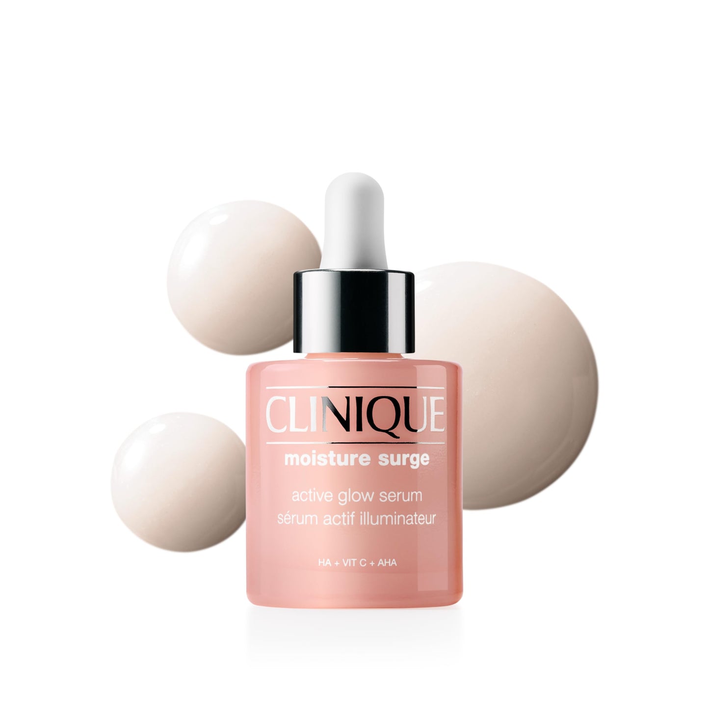 Clinique Moisture Surge Active Glow Serum with Lactic Acid, Hyaluronic Acid + Vitamin C | Hydrating, Lightweight + Oil Free