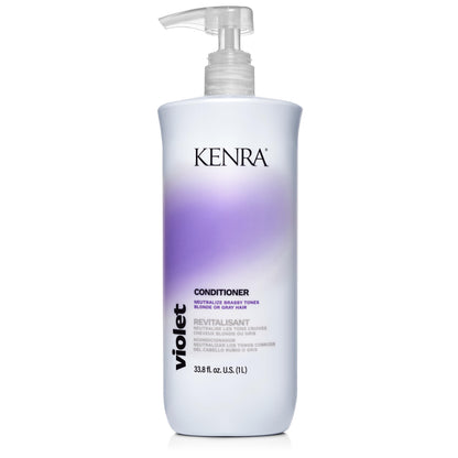 Violet Conditioner | Eliminates Brassy Tones | Purple Pigment + Deposit | Neutralizes Yellow | Moisturizes Processed Hair | Enhances Vibrancy of Blonde or Gray Hair | Color Safe